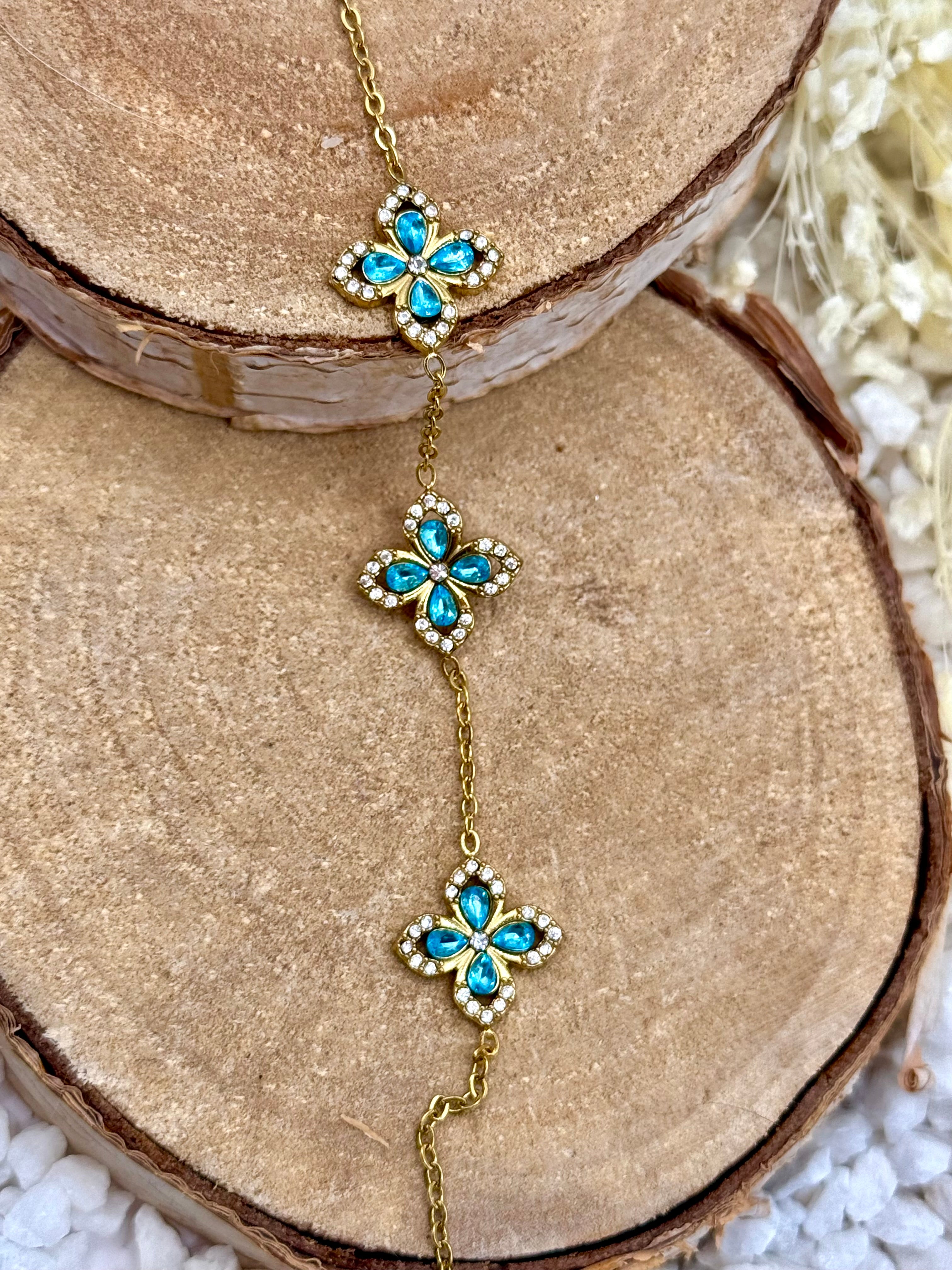 AMÉLIA bracelet bleu secreet