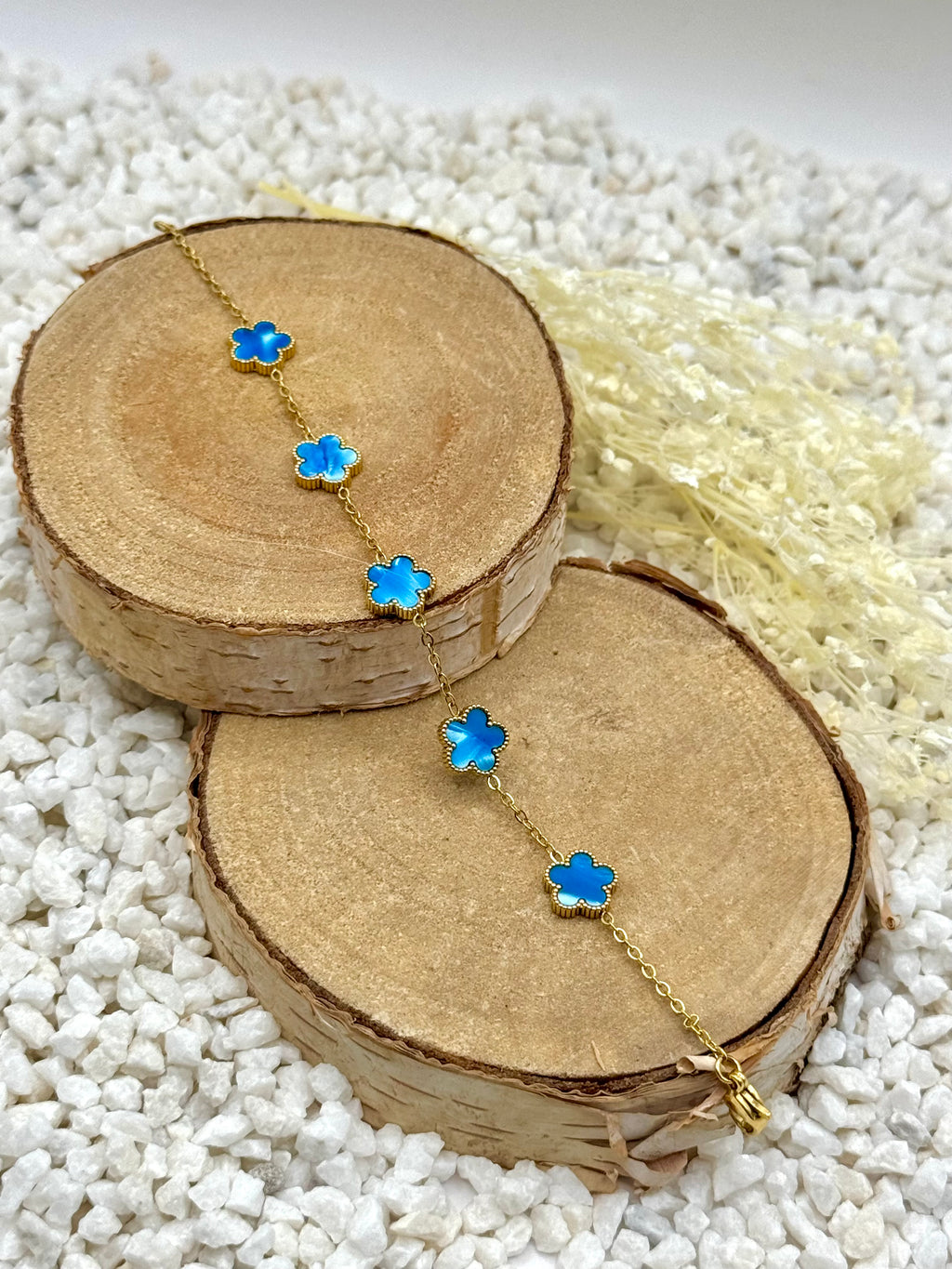 ABBY bracelet mini bleu