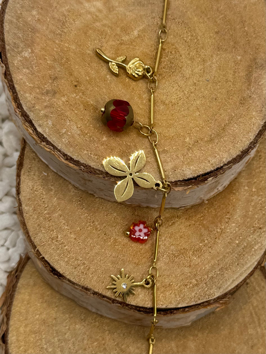 CAROLINE rouge bracelet