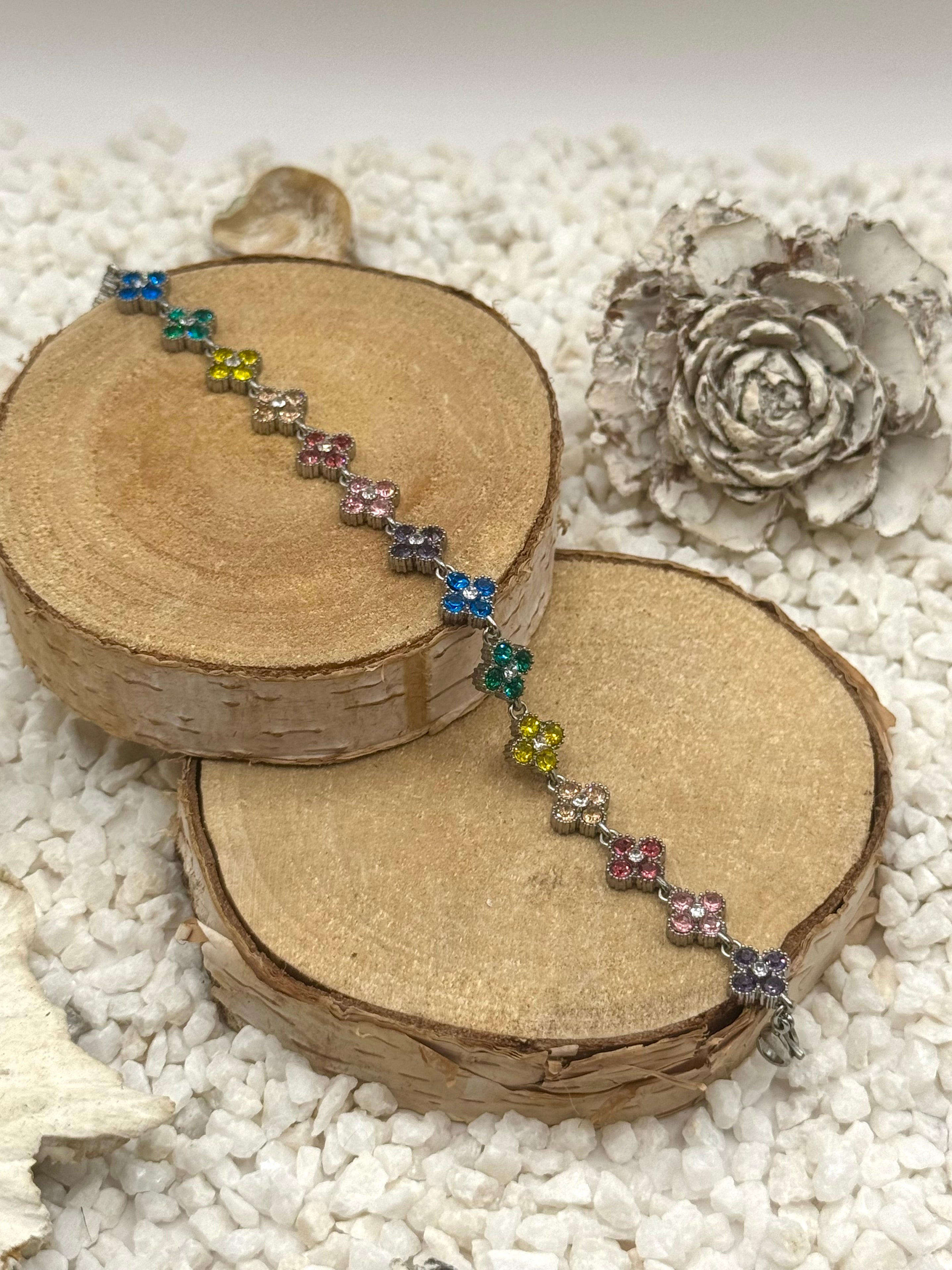 AURORE bracelet multicolore 1 argenté