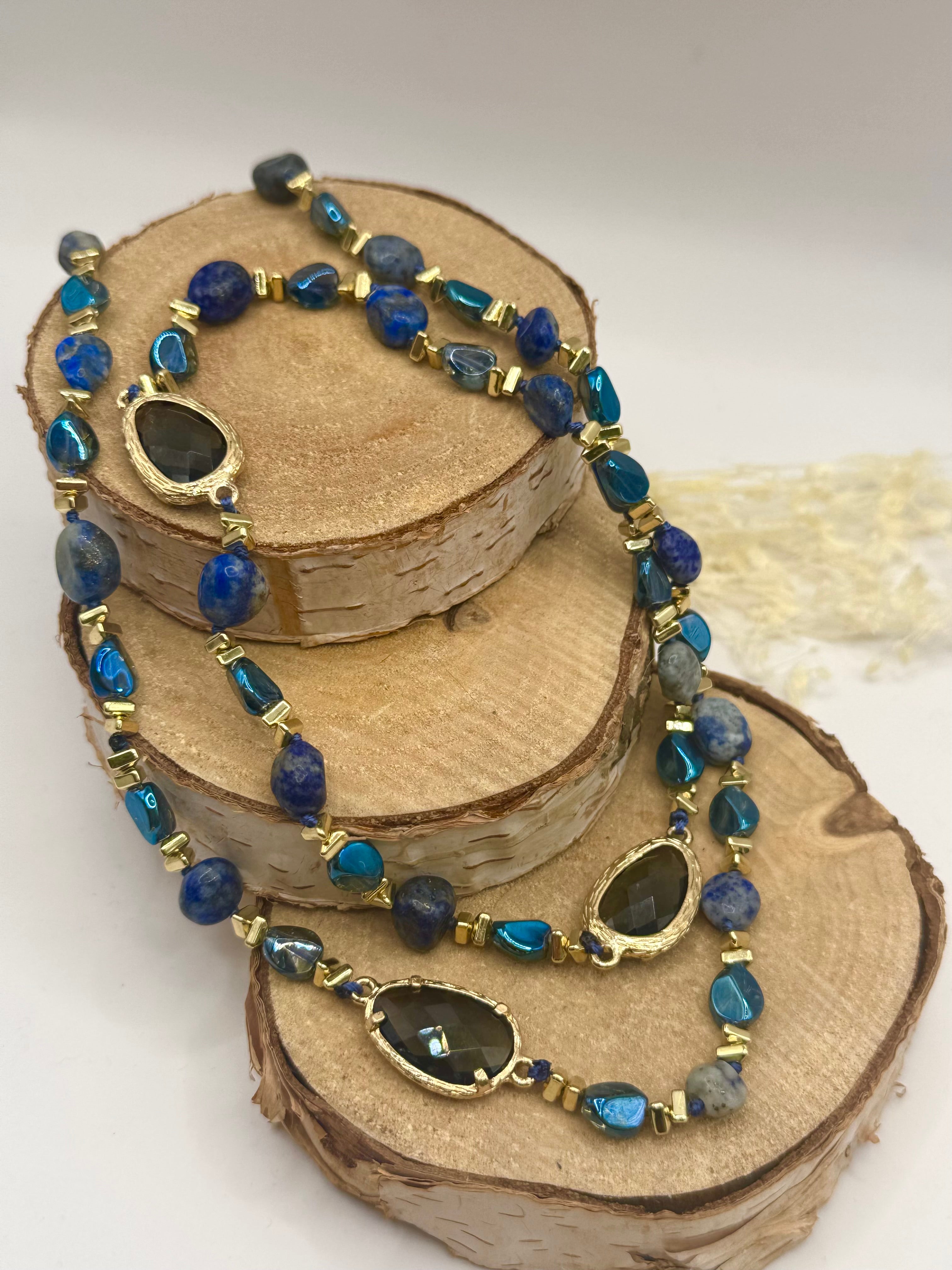 AZURA sautoir lapis lazuli