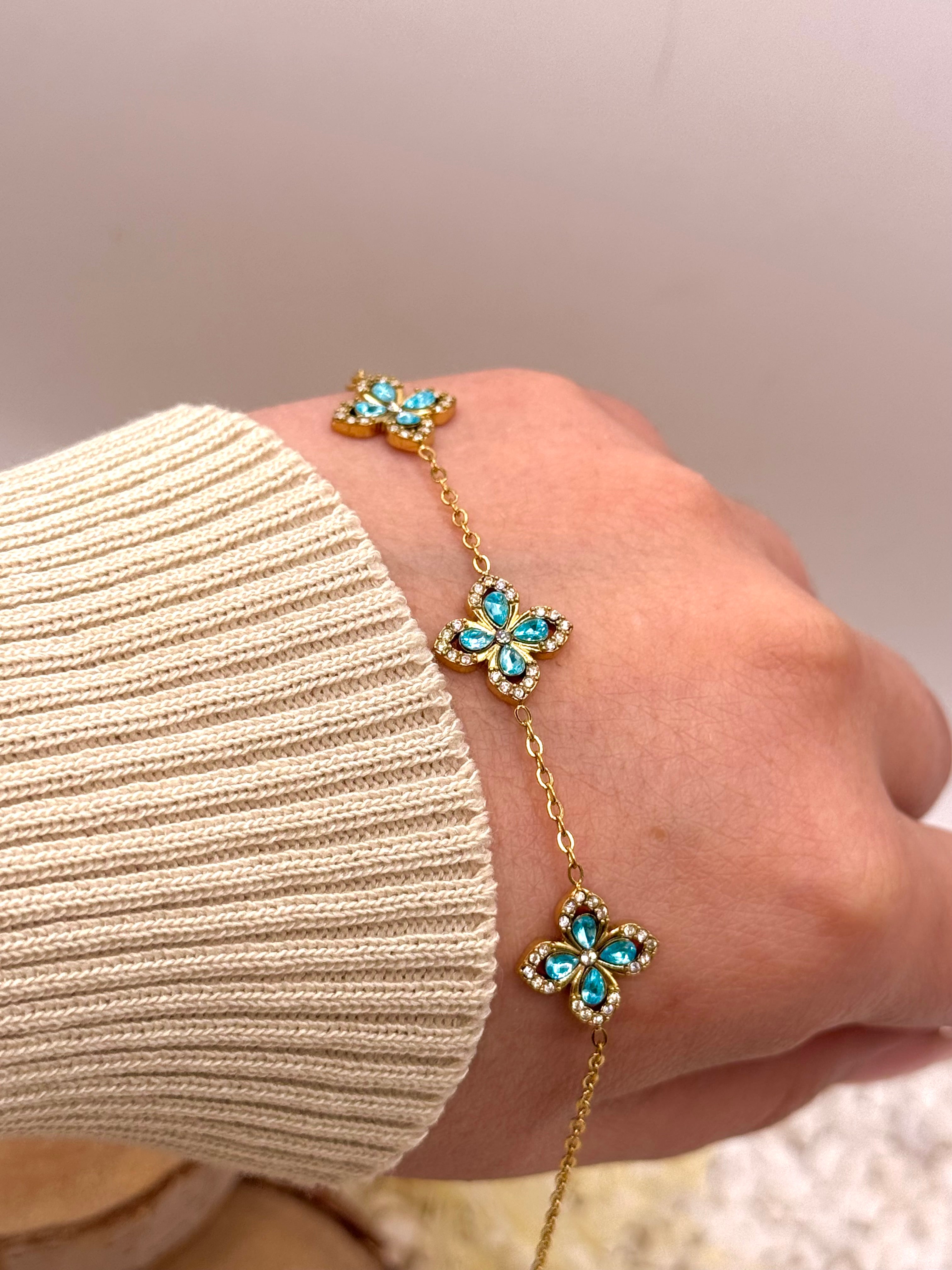 AMÉLIA bracelet bleu secreet