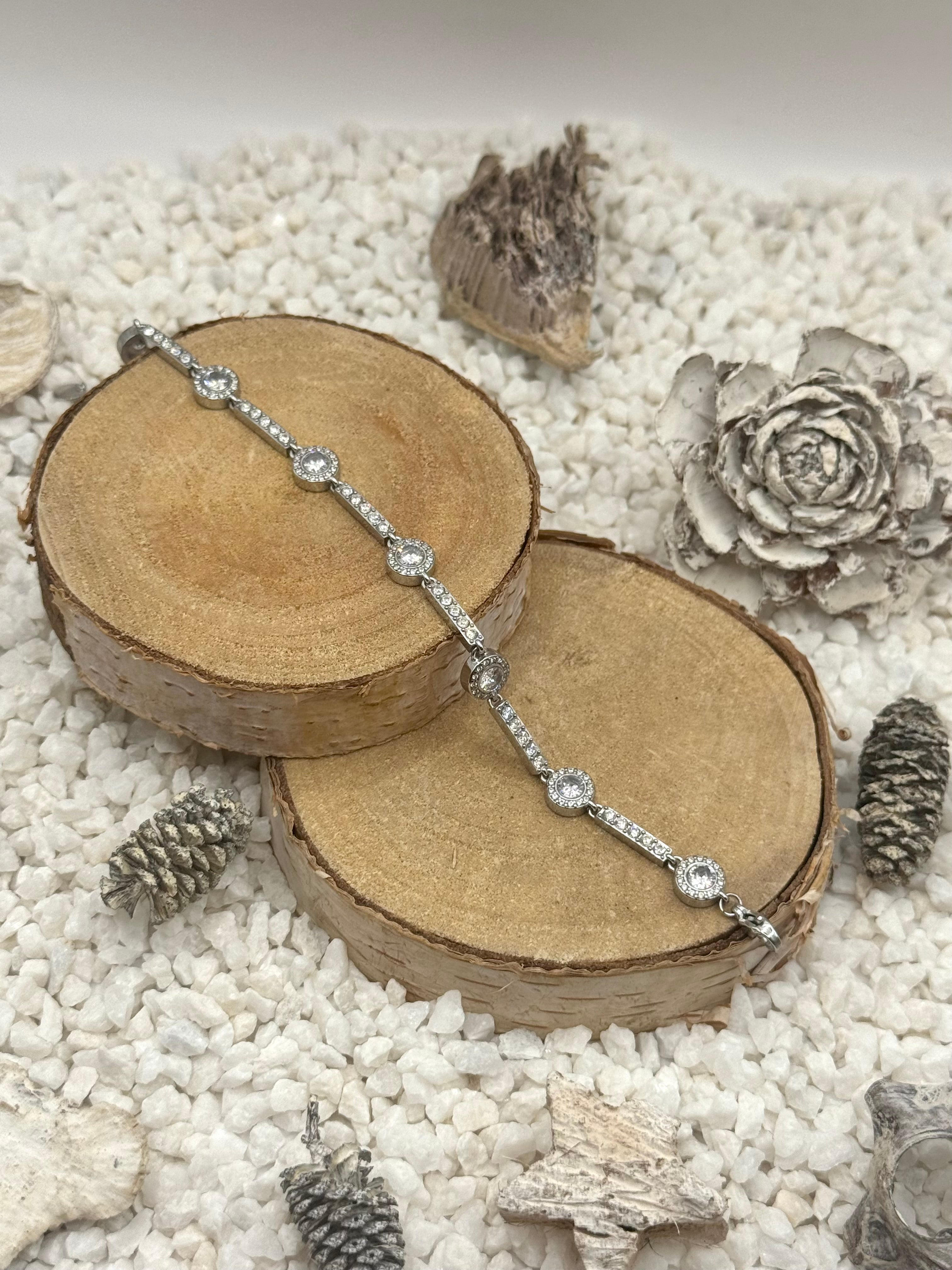 OLYMPE rond argenté blanc