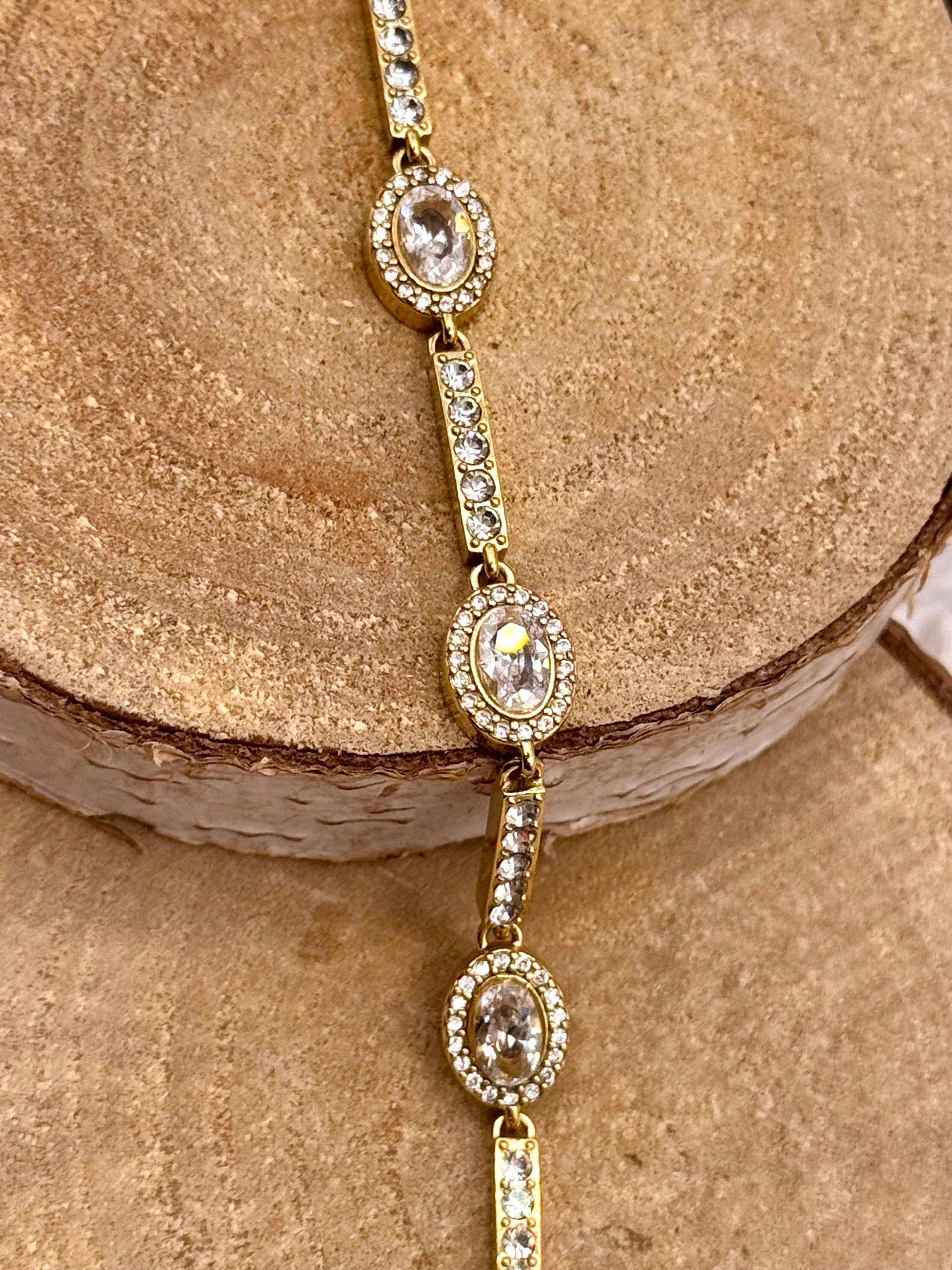 OLYMPE ovale doré blanc