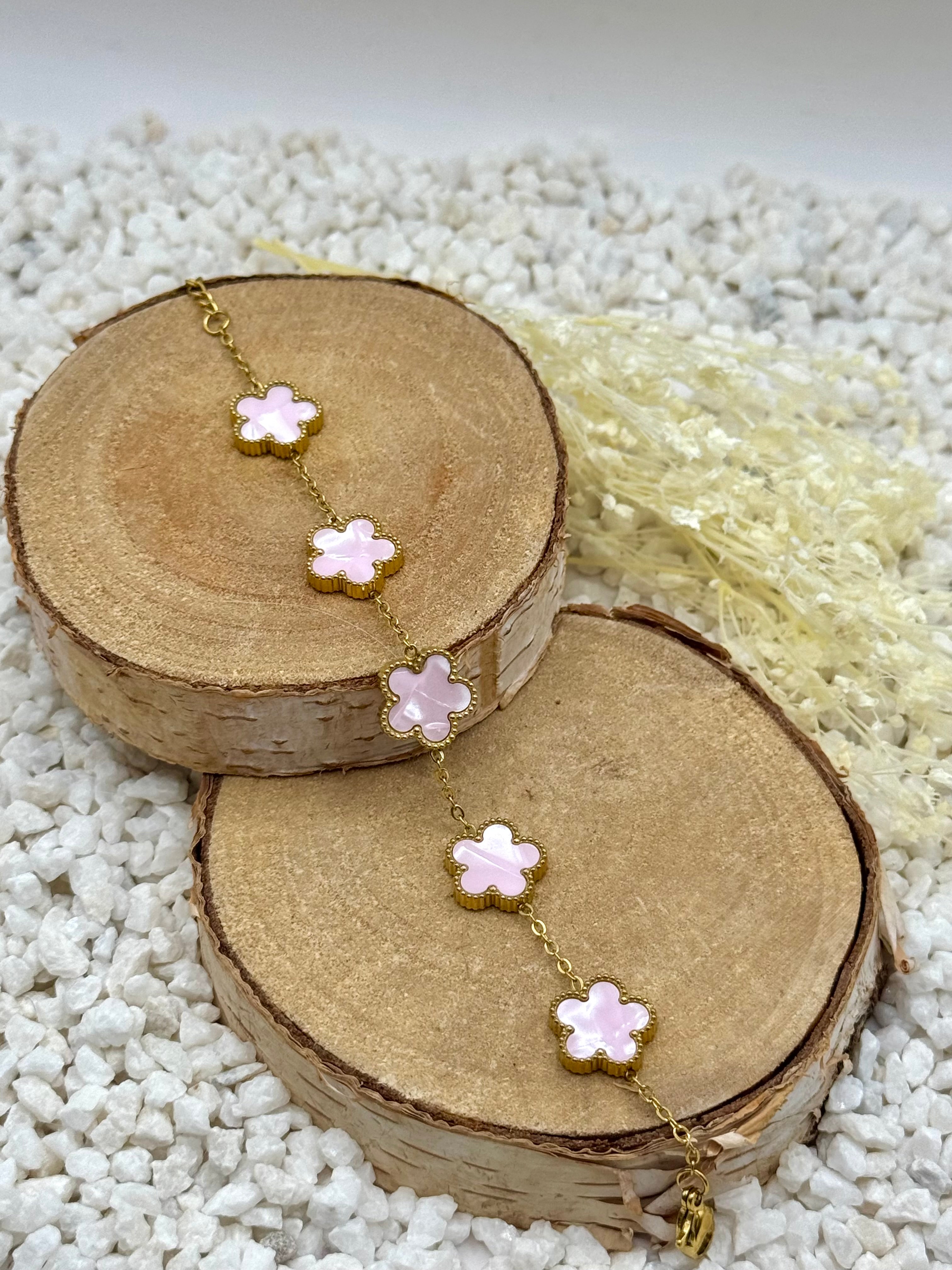 ABBY bracelet rose clair