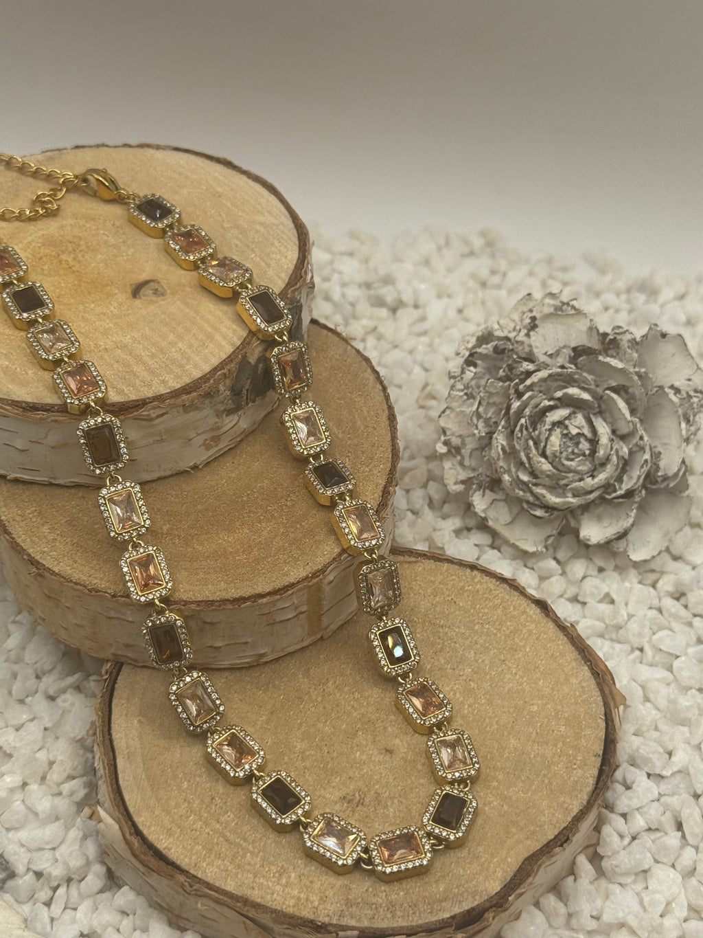 MOÏRA collier marron