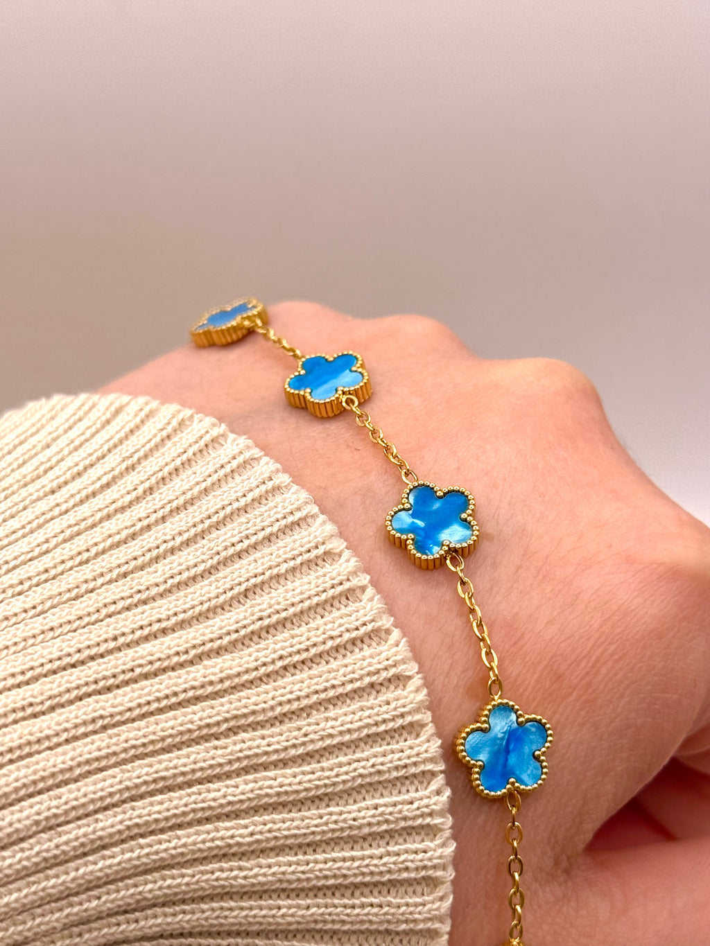 ABBY bracelet mini bleu