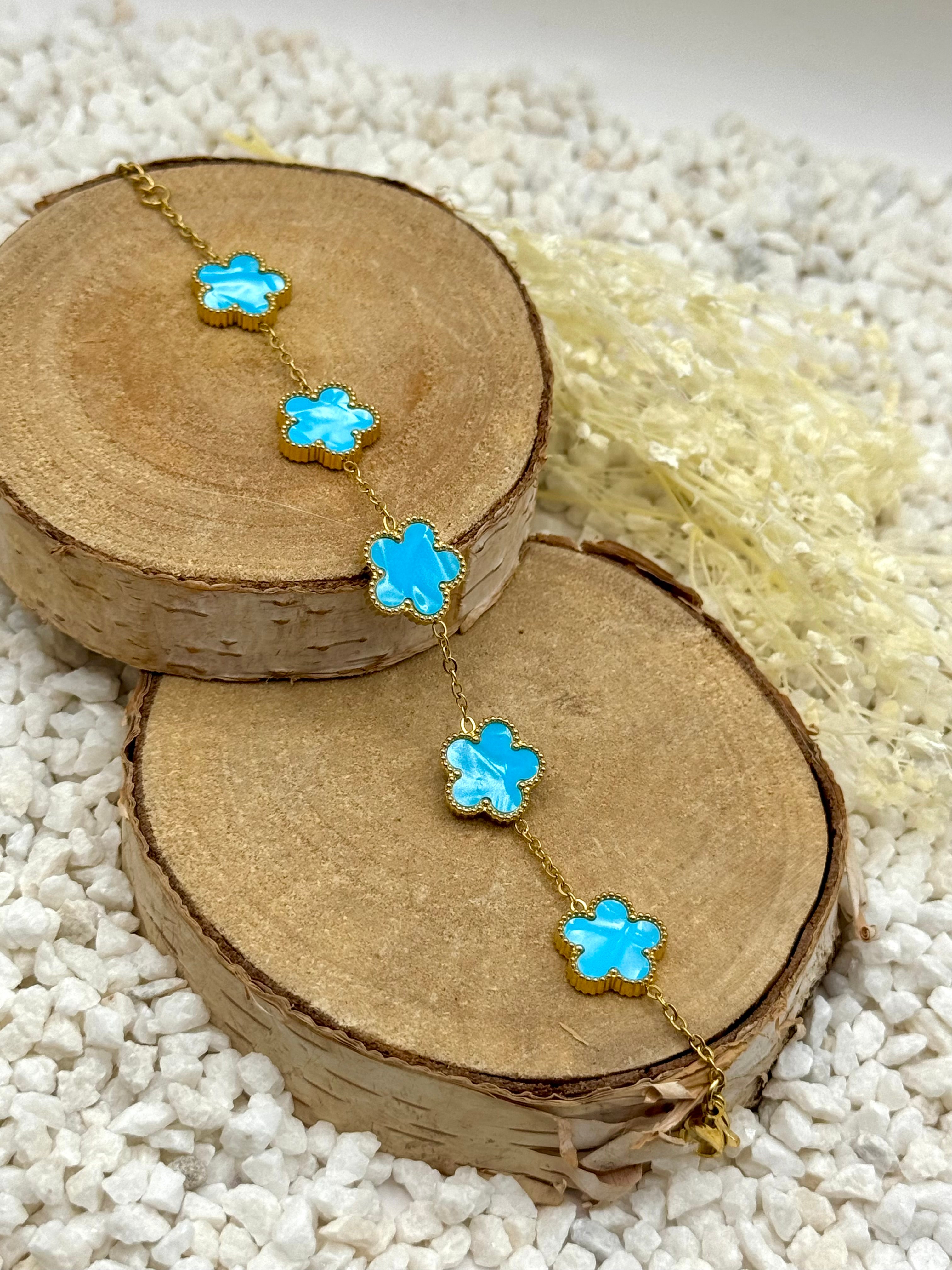 ABBY bracelet bleu clair