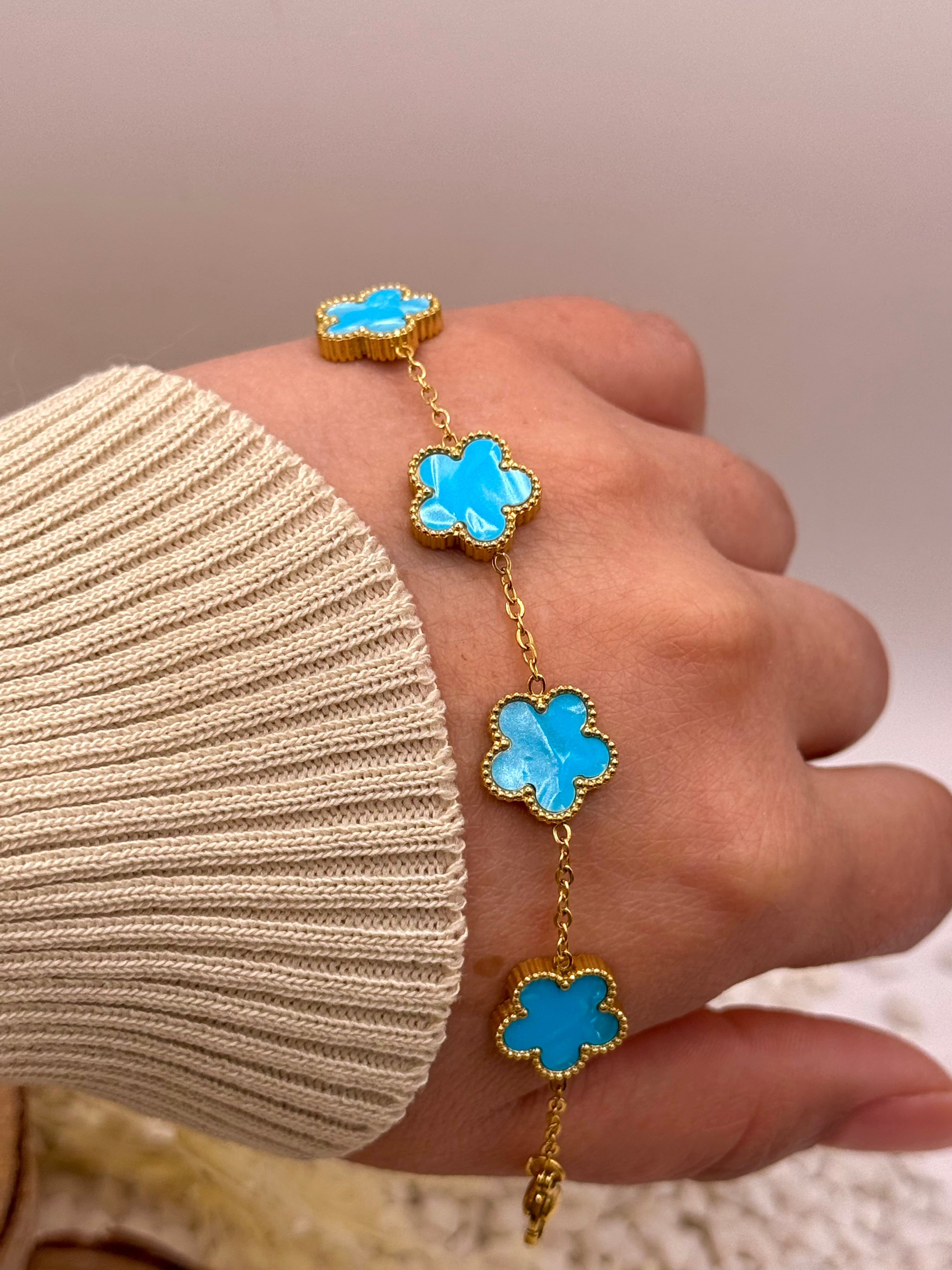 ABBY bracelet bleu clair