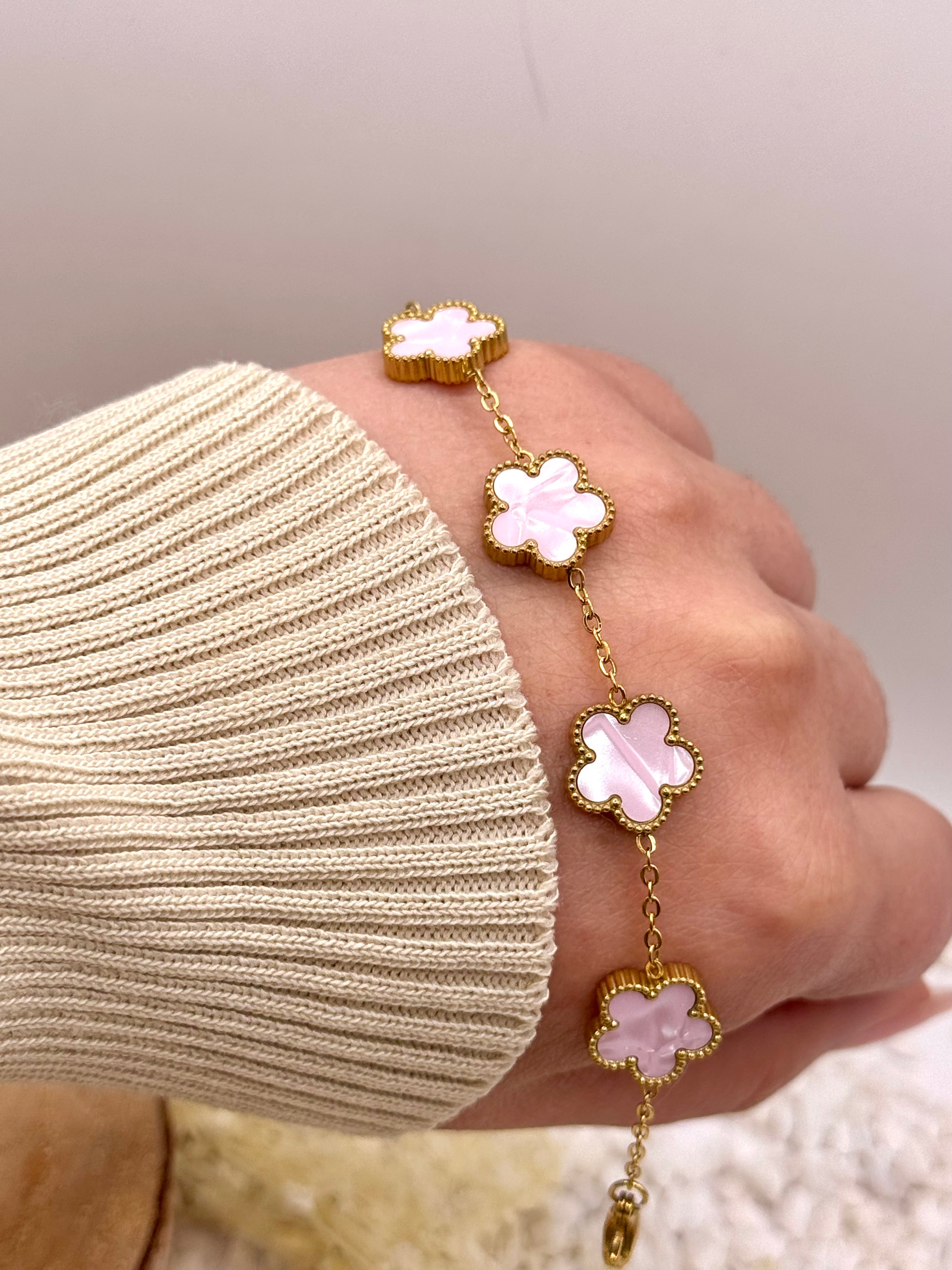 ABBY bracelet rose clair