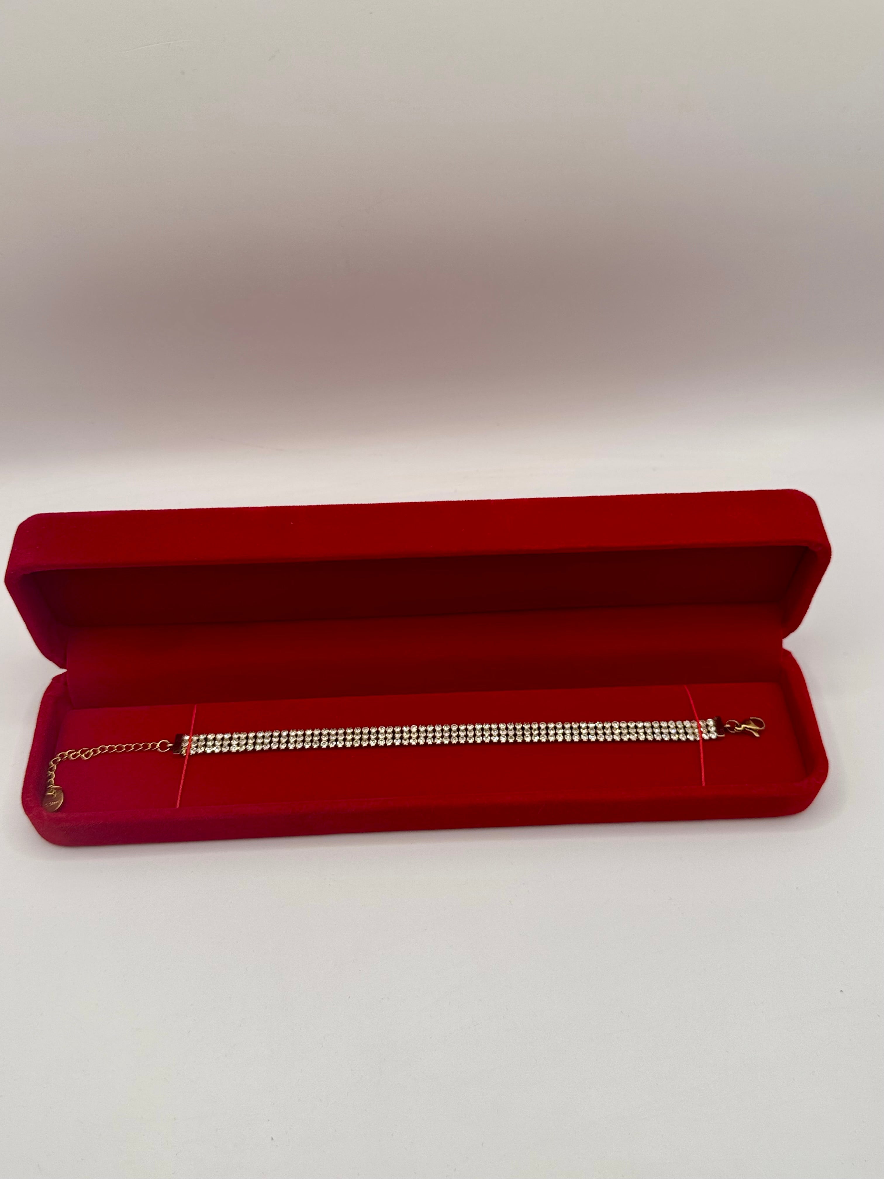 Écrin bracelet rouge