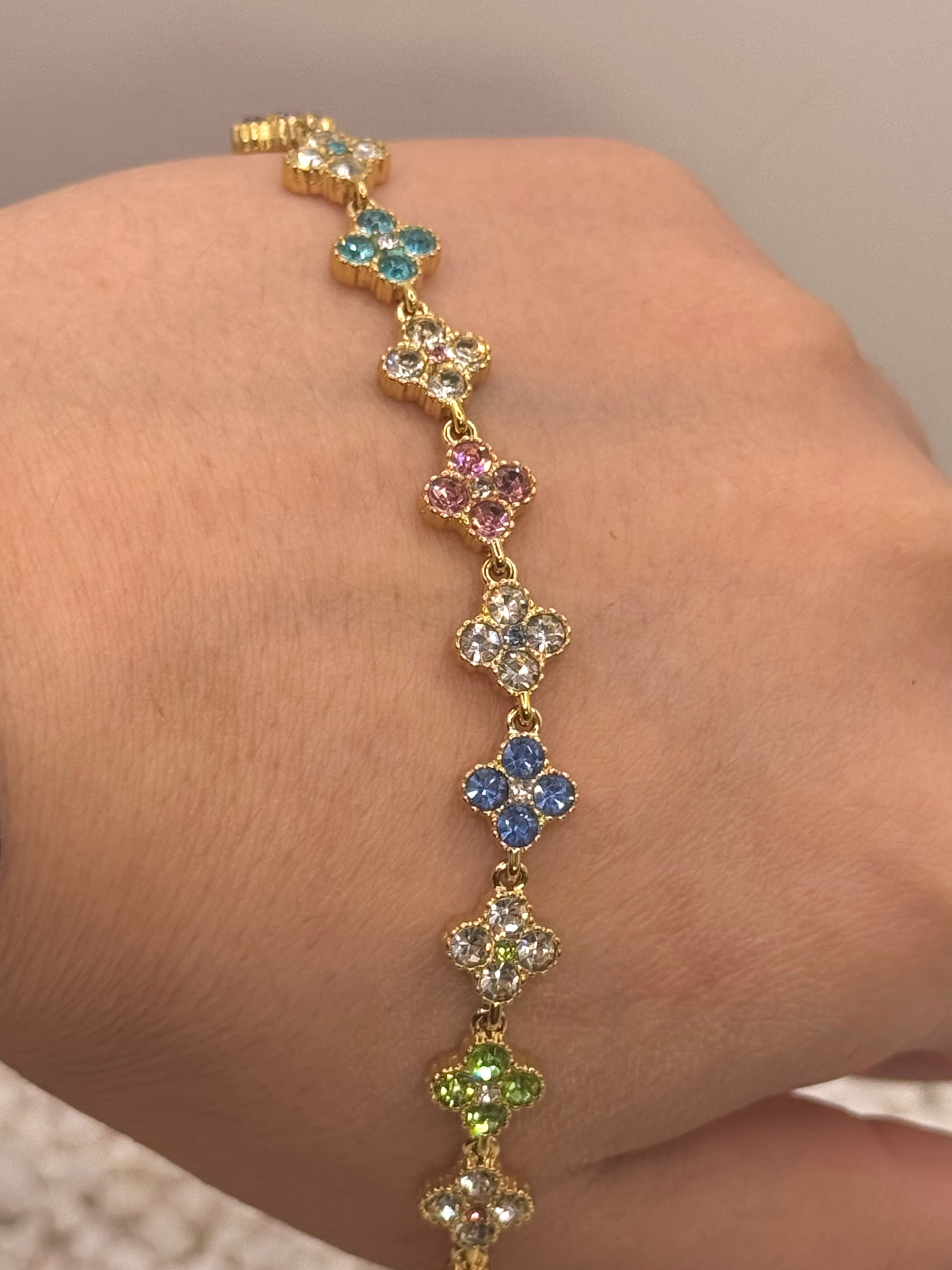 AURORE bracelet multicolore 5 doré