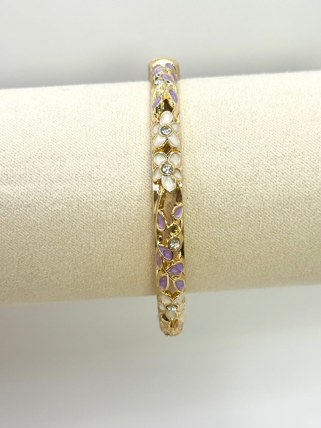 FLORALIS violet/blanc