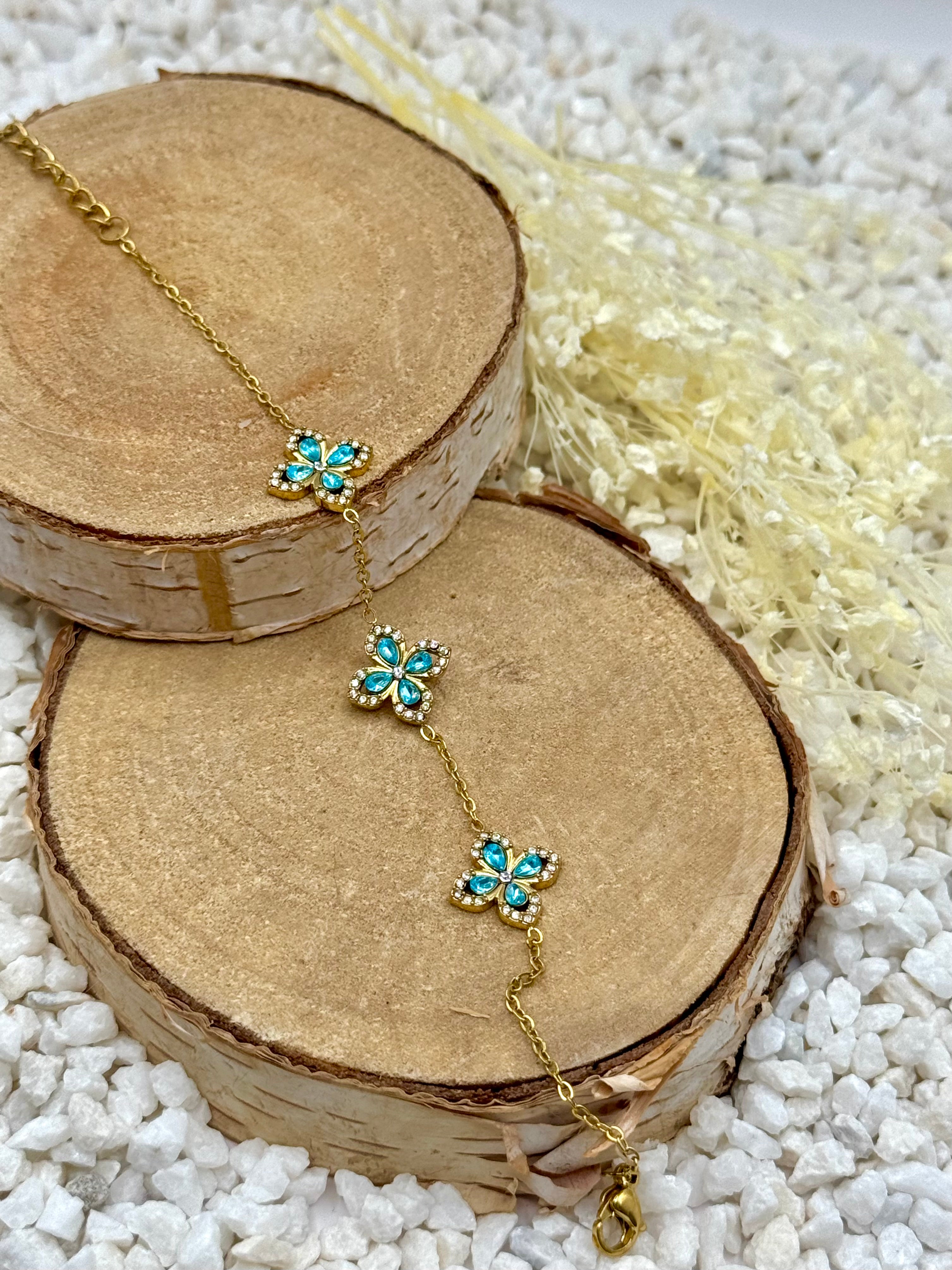 AMÉLIA bracelet bleu secreet