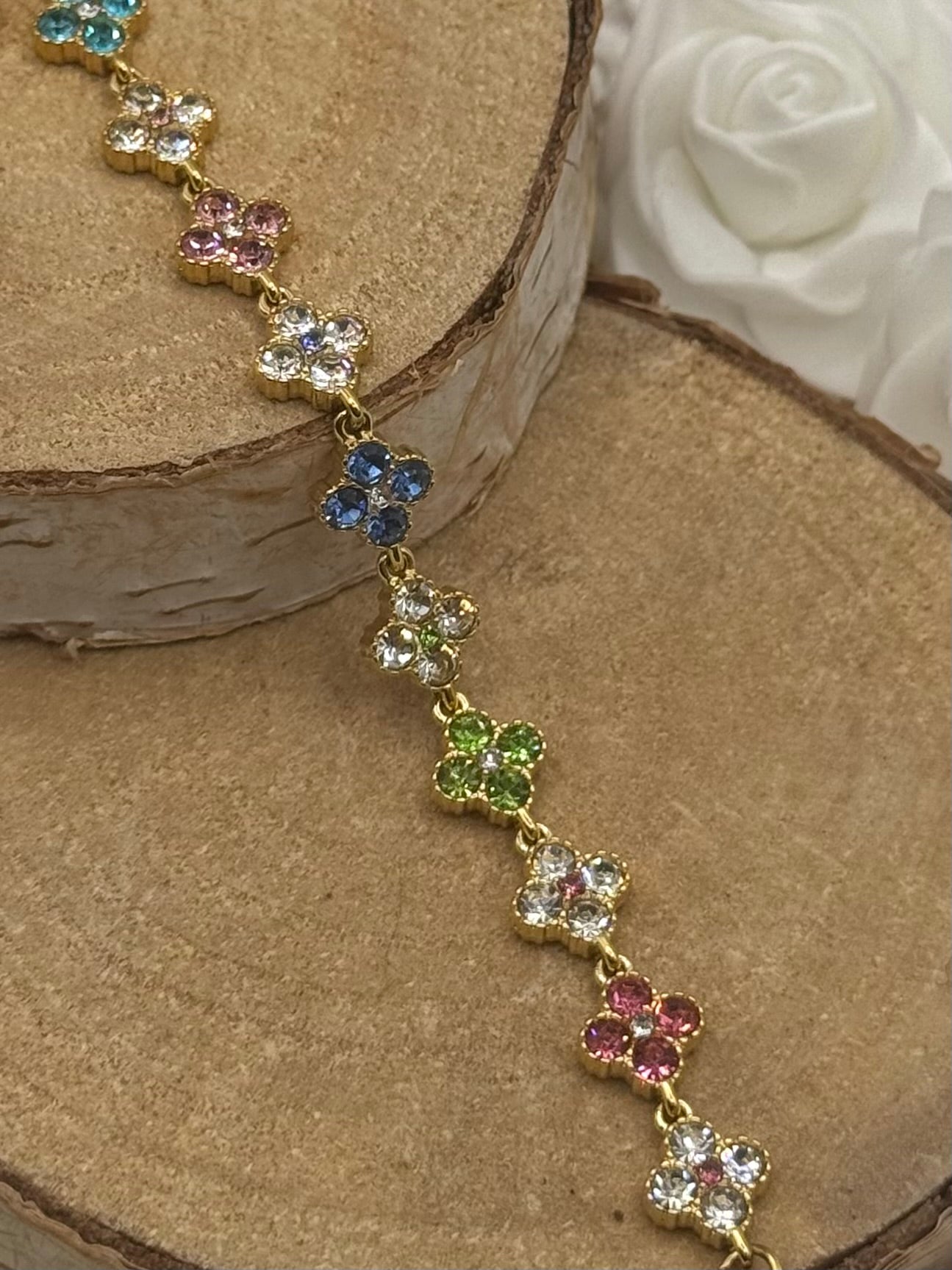 AURORE bracelet multicolore 5 doré