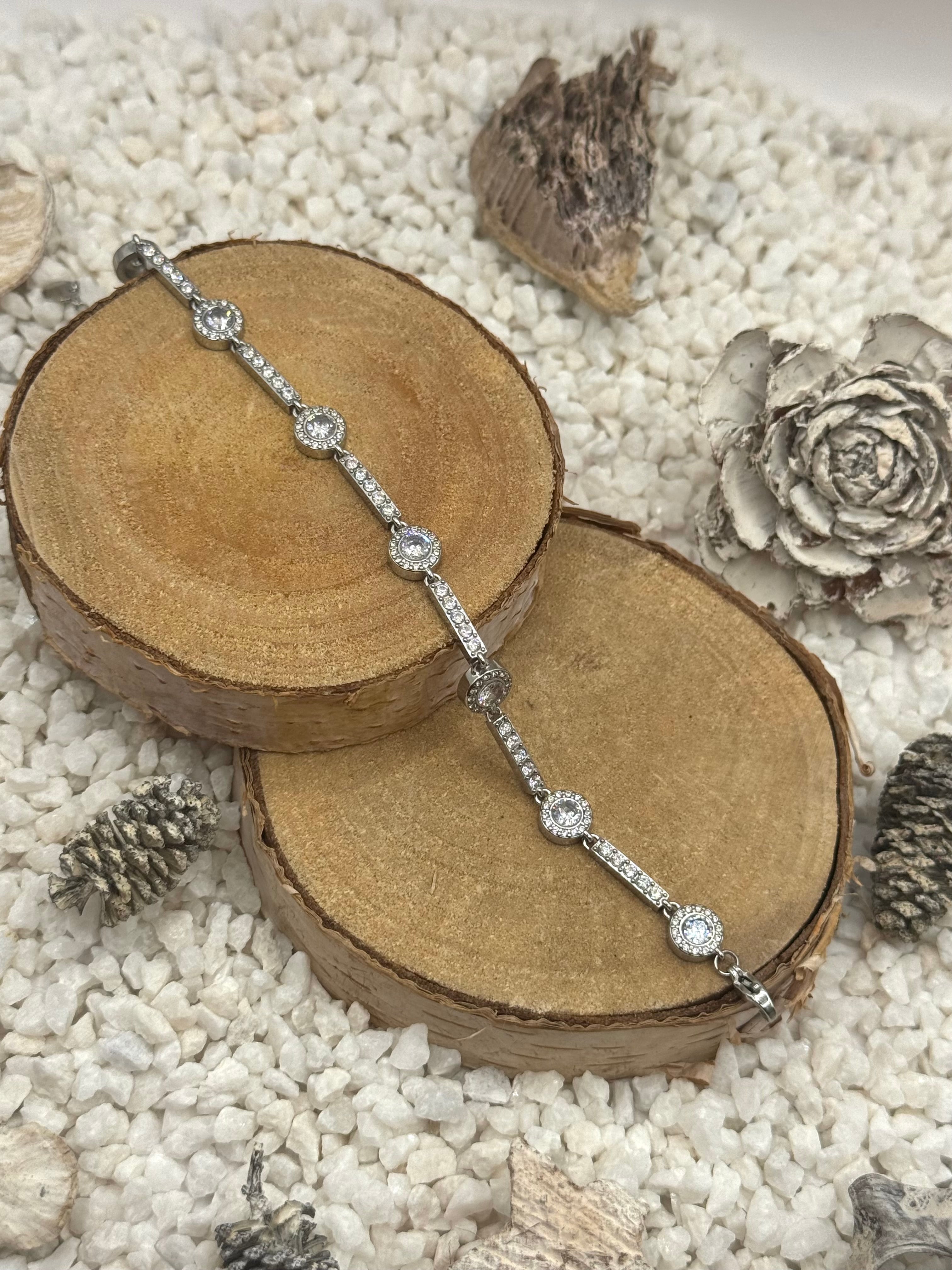 OLYMPE rond argenté blanc