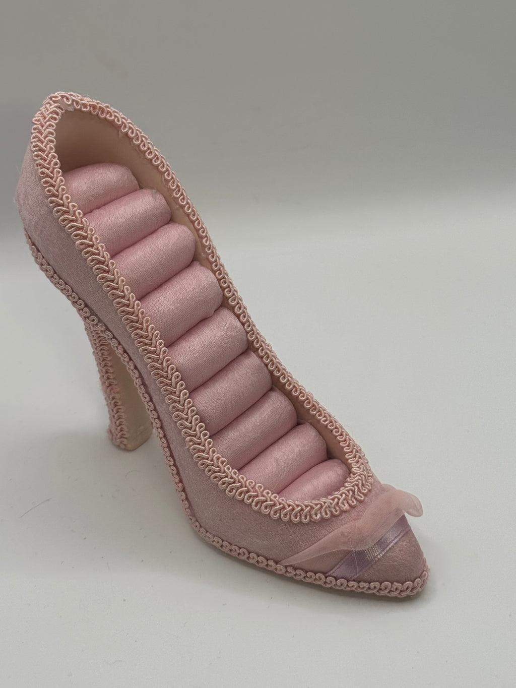 Chaussure porte bagues rose