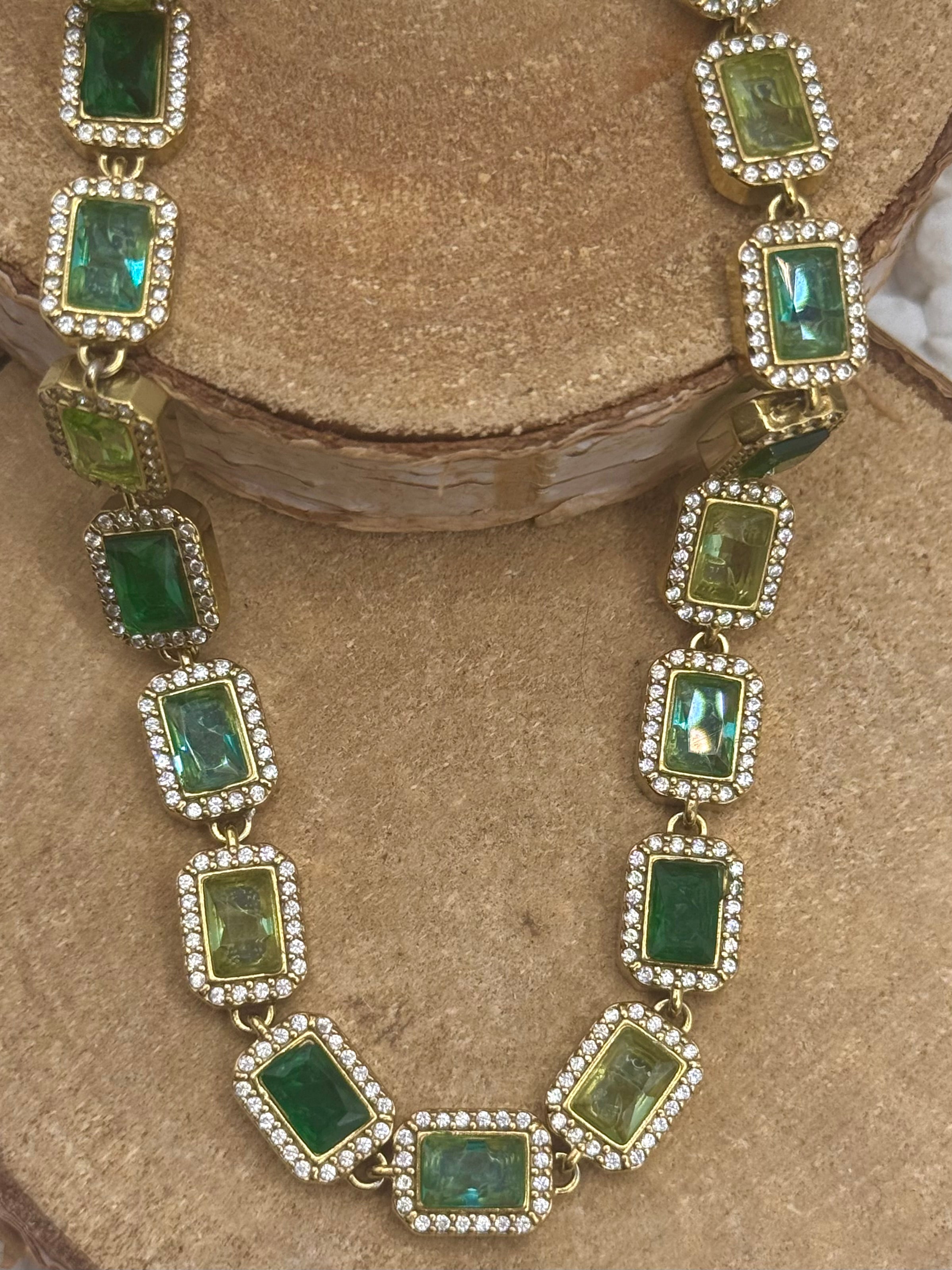 MOÏRA collier vert