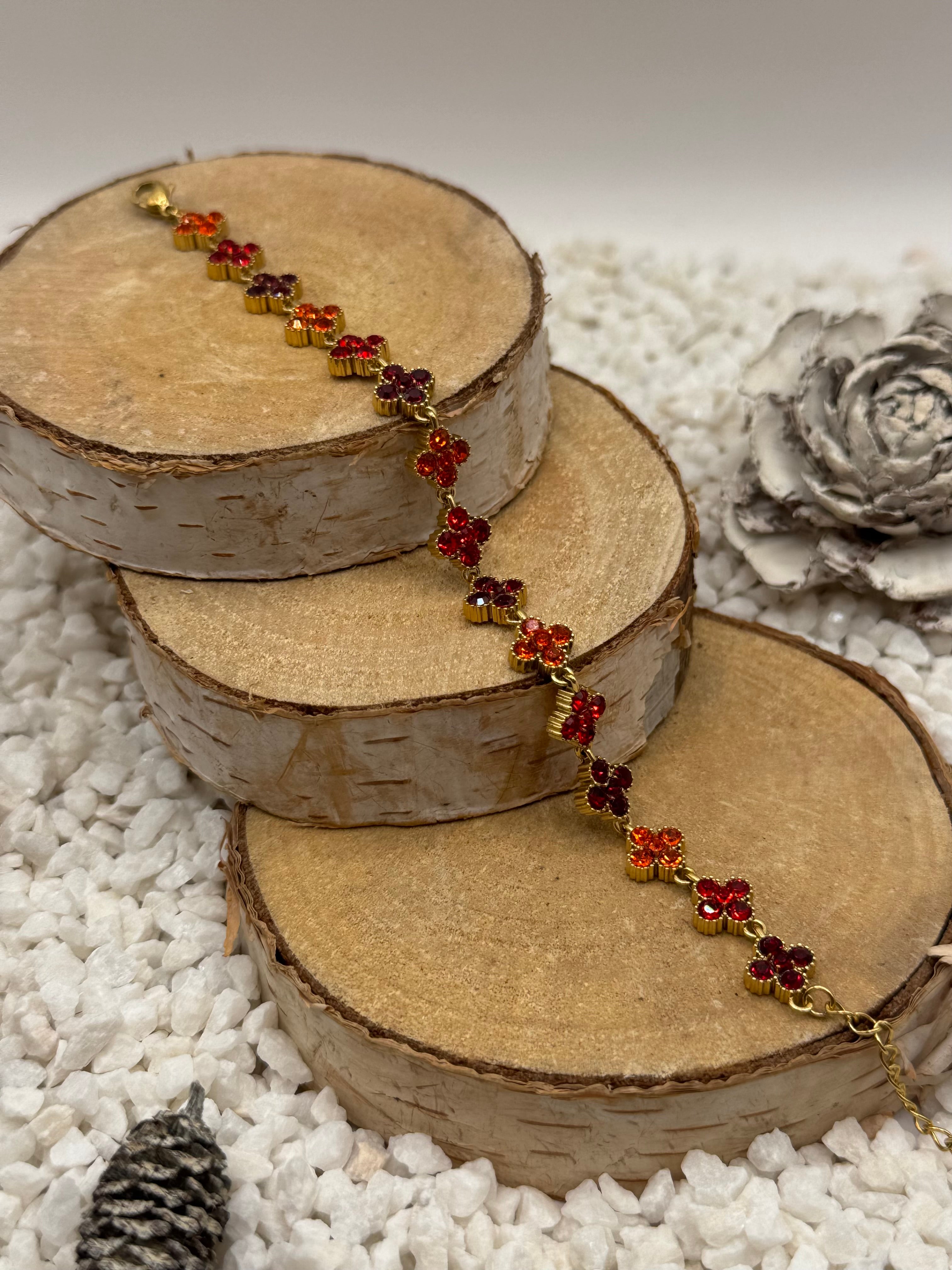 AURORE bracelet rouge