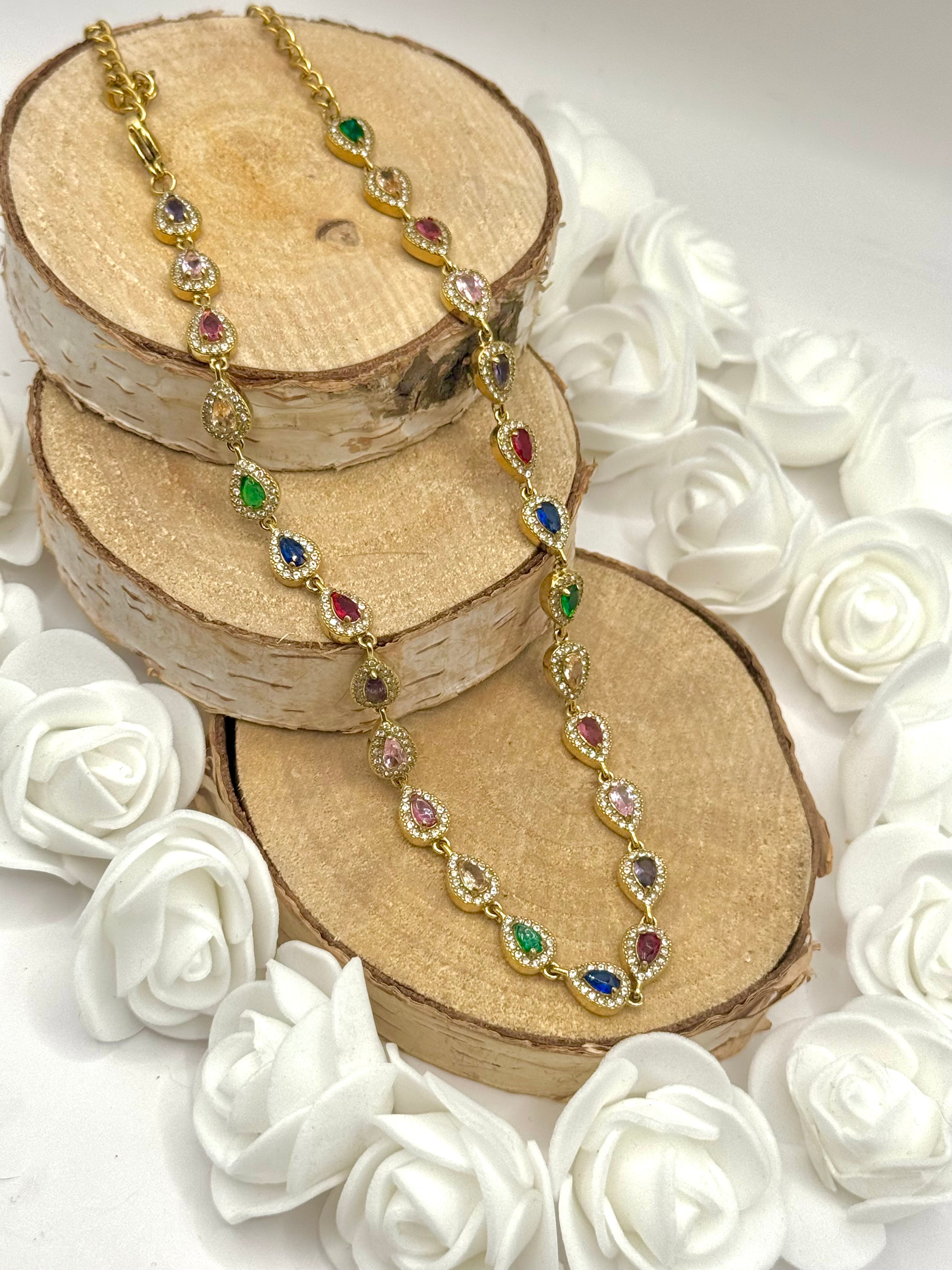 PRINCESSE collier multicolore
