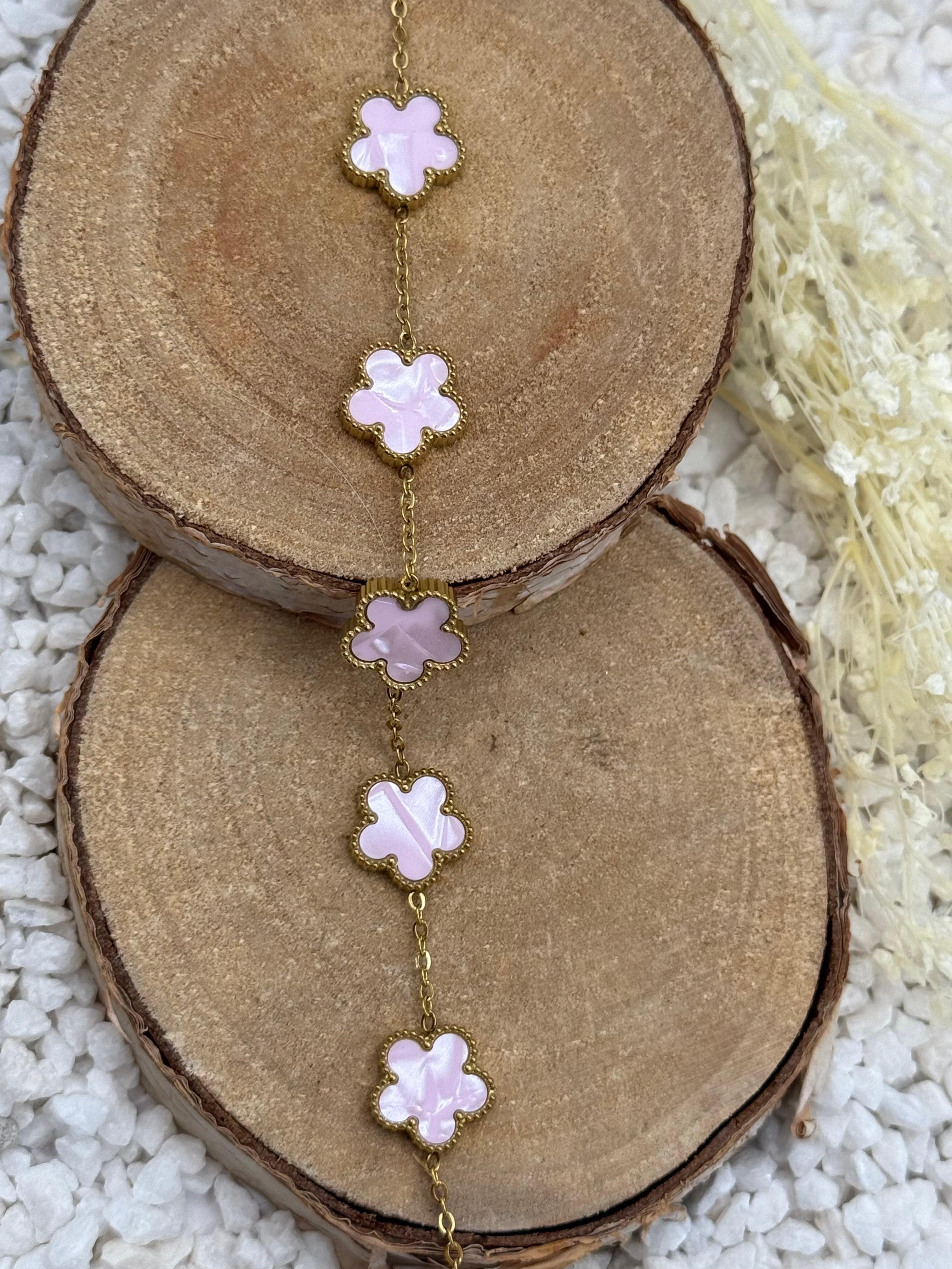 ABBY bracelet rose clair