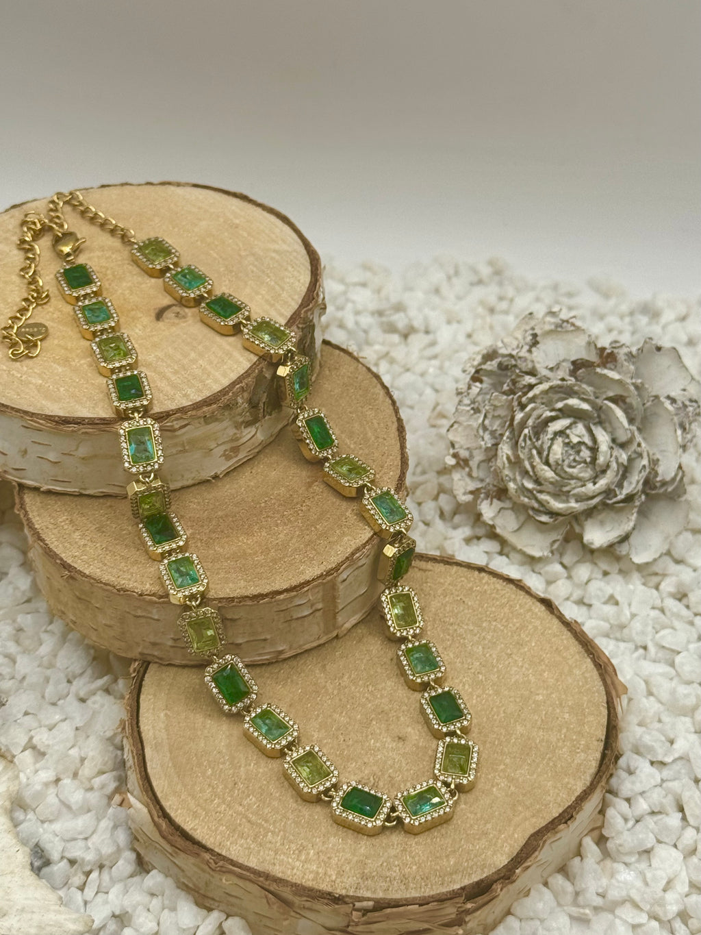 MOÏRA collier vert