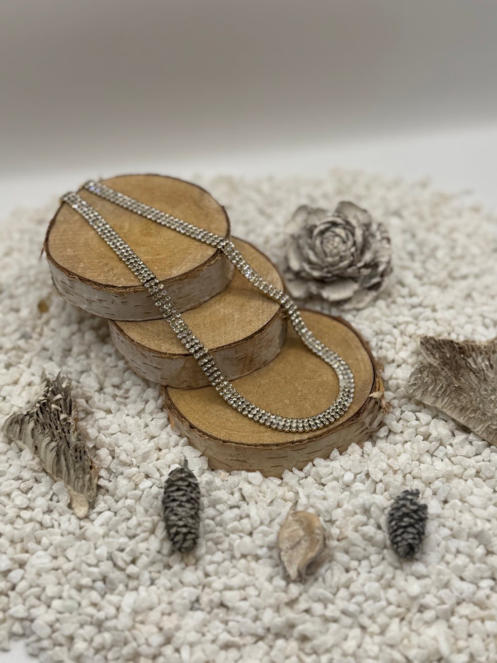 CRISTAL collier doré